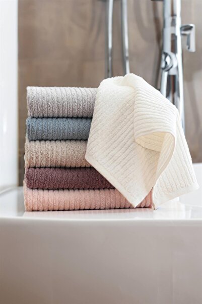 FAVORA Ekol 2-Pack Hand and Face Towel 50X90 - Powder