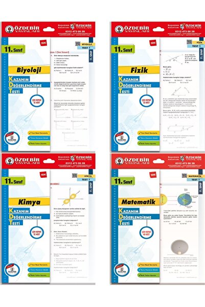 ÖZDEBİR YAYINEVİ ÖZDEBİR YAYINLARI 11. SINIF YAPRAK TEST SAYISAL SET (MATEMAT...