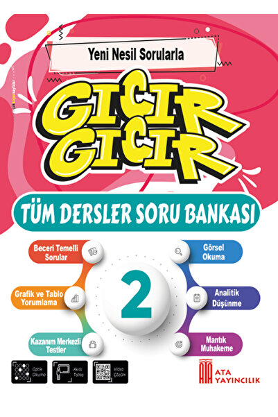 Ata Yayıncılık 2. Sınıf Gıcır Gıcır Tüm Dersler Soru Bankası