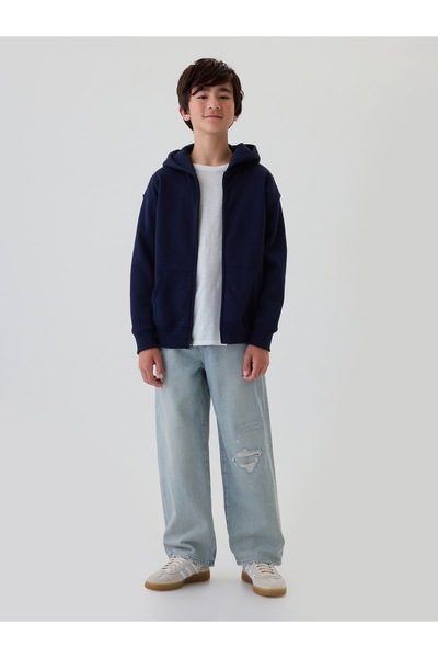 GAP Erkek Çocuk Açık Mavi Baggy Jean Pantolon