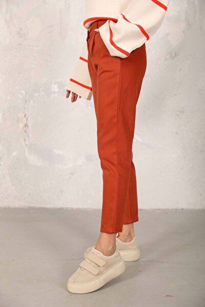 Melike Tatar Tile Gabardine Trousers 32-0234-1