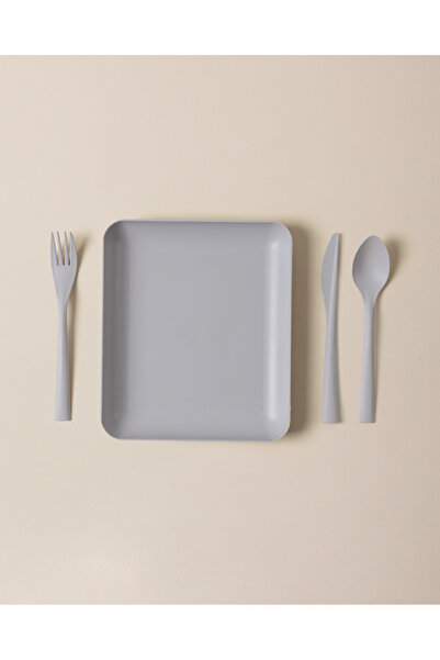 Madame Coco Set de picnic gri moale