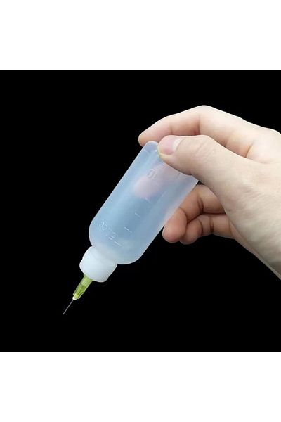 MBL 50cc Needle Tip Epoxy Ipa Liquid Storage Bottle Oil Pot R7