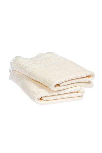 Özdilek Betty Κρέμα Πετσέτας 2 συσκευασιών 50x90 με πόδια (ET)