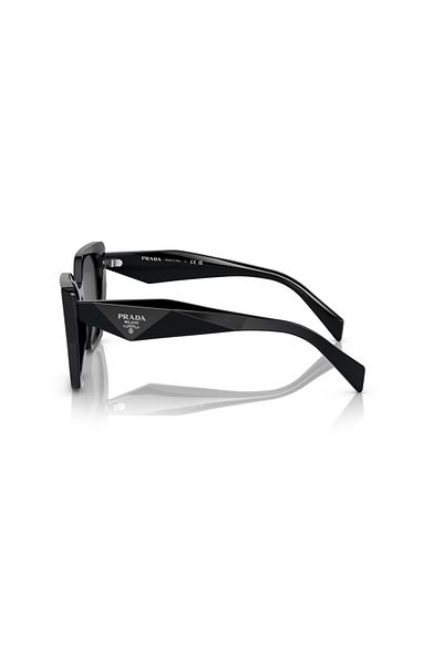 Prada Woman Pillow Sunglasses- Pr 19zs - Lense Size:55mm - Black