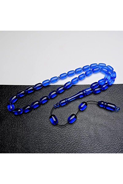 Tesbih Ruyasi Airplane Glass Blue Capsule Model Rosary