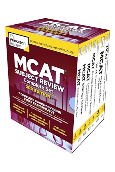 Penguin Random House Princeton Review MCAT Subject Review Complete Box Set