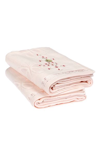 Özdilek Jasmine 2-Piece NakTowel Kdf 50x90 Powder(ET)