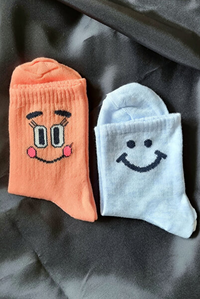 Trade Bazaar 2 чифта сезонни чорапи с емоджита