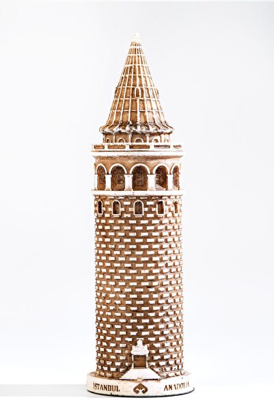 Anadolia Galata Kulesi Mermerit Eskitme Büyük Boy