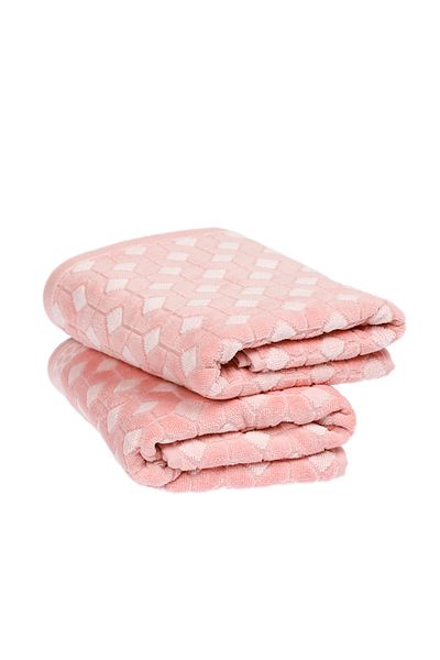 Özdilek Decora 2 Piece Towel 50x90 Pink (ET)