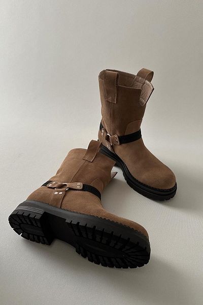 nope21shoess Μπότες Sidney Soil από γνήσιο δέρμα