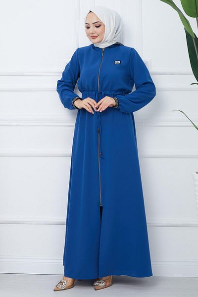 hafsamina Διχτυωτή κουκούλα δεμένη Ferace Indigo HM2360