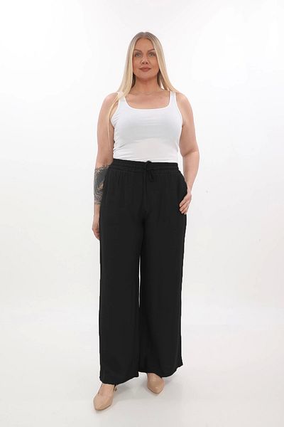 Lady Majestic Viscose Large Size Pantalon