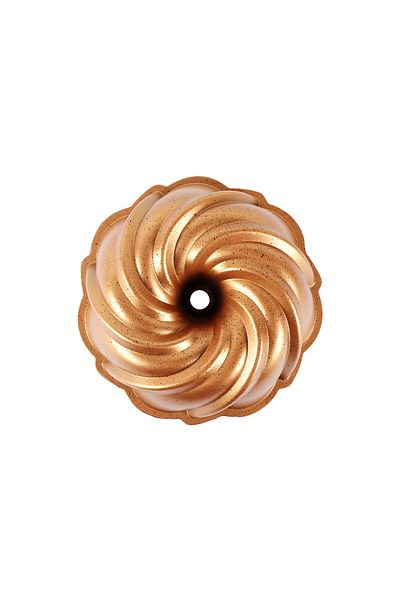 Serenk Fun Cooking Pinwheel Gugelhupfform 24 cm, Gelb, hergestellt in der Türkei