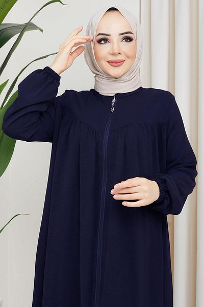 hafsamina Ρόμπα Aerobin Ferace Navy Blue HM2156