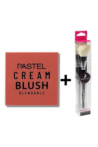 Pastel No 42 Blush + Nascita Blush Brush Set of 2