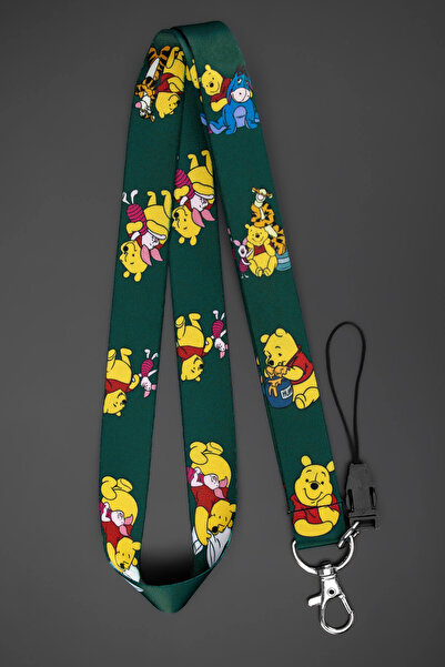 Apptakı Ayı Desenli Yaka Kartı Aksesuar Boyun Ipi Boyun Aski Ipi Telefon Askı...