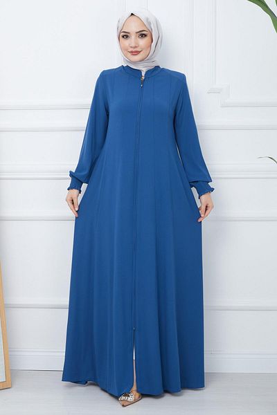 hafsamina Piece Mevlana Ferace Indigo HM2362