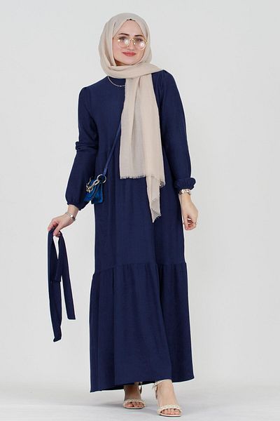 Sevitli Rochie Hijab Shura - Sax Albastru