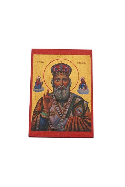 Anadolia Ξύλινη καρτ ποστάλ Saint Nicholas Teslis