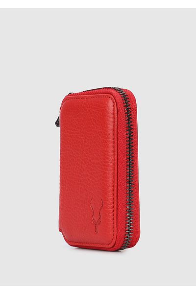 Carrera Carrera Car007 Red Genuine Leather Wallet