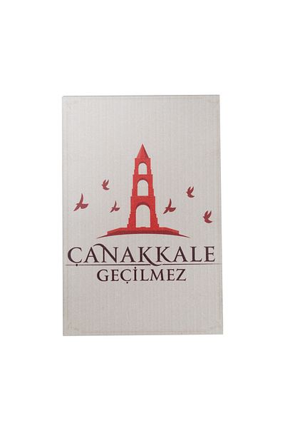 Anadolia Ξύλινη καρτ ποστάλ Çanakkale Unpassable Birds