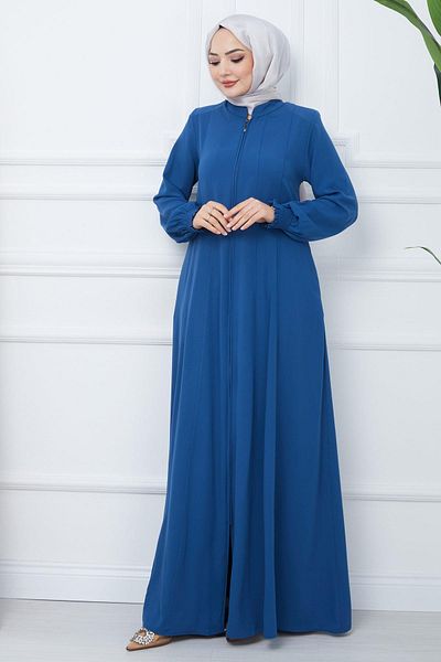 hafsamina Piece Mevlana Ferace Indigo HM2362