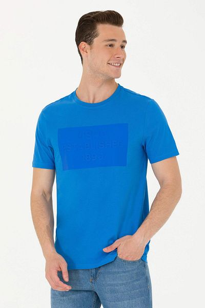 U.S. Polo Assn. Ανδρικό μπλουζάκι Saks Crew Neck 50263564-VR045