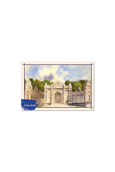 Anadolia Dolmabahçe Ahşap Kartpostal
