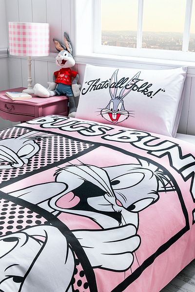 Özdilek Bugs Bunny Folks Single Licensed Children's Duvet Cover Set