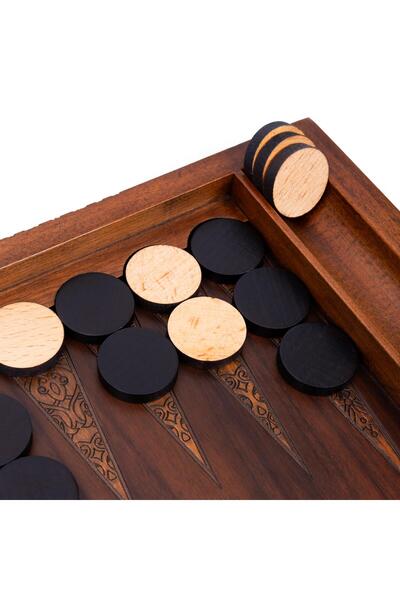 Anadolia Size 3 Flat Backgammon Scale and 2-Piece Dice Set