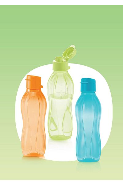 Tupperware Eco Bottle Drinker & Flask Set of 3 500 ml