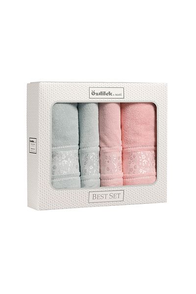 Özdilek Camellia Water Green-pink Best Set