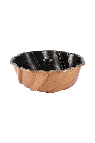 Serenk Fun Cooking Pinwheel Gugelhupfform 24 cm, Gelb, hergestellt in der Türkei
