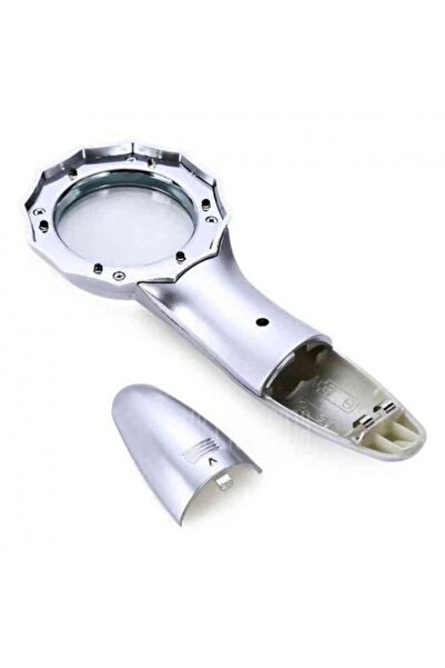 Skygo 7X Magnifying Glass 6 Led Lights Lighting 50Mm Optical Lens Handheld Magnifier