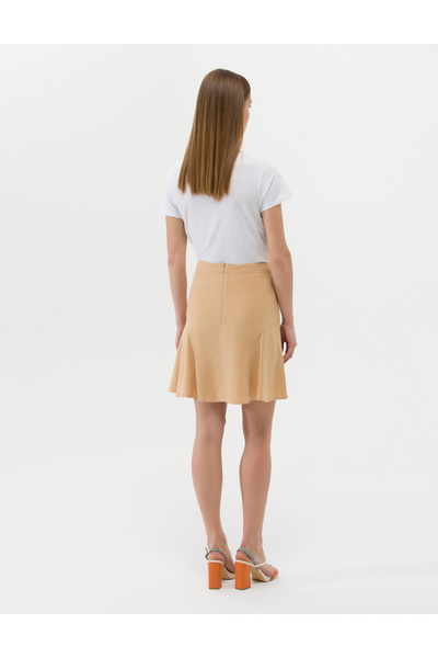 Pierre Cardin Beige A-Line Woven Skirt 50262592 -Vr011