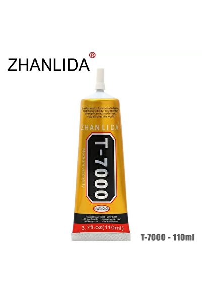 Zhanlida T7000 Ekran Cam Lens Kasa Kapak Çerçeve Yapıştırıcı 110ml Siyah