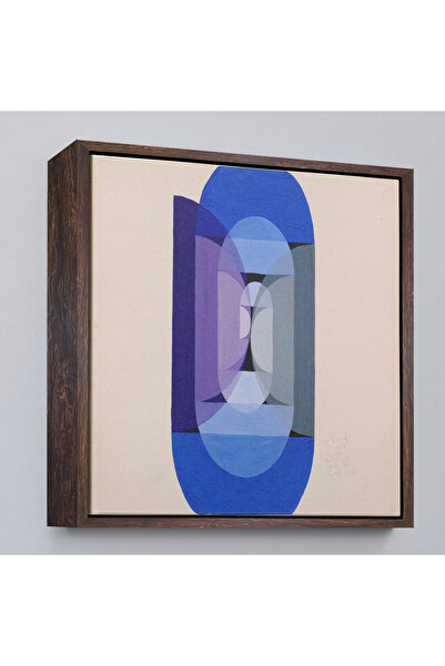 N NOXXO Rama din lemn Blue Grey Violet Wheel Table-8315