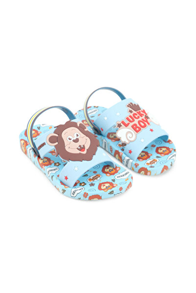 GEZER Yazlık Erkek Çocuk Islak Zemine Uygun Günlük Havuz Plaj Terlik-Sandalet