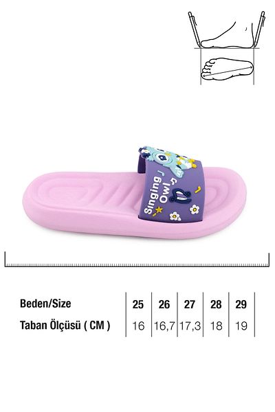 GEZER Papuci de plajă pentru fete de vară Eva cu podea umedă, potriviti pentru baie, piscină