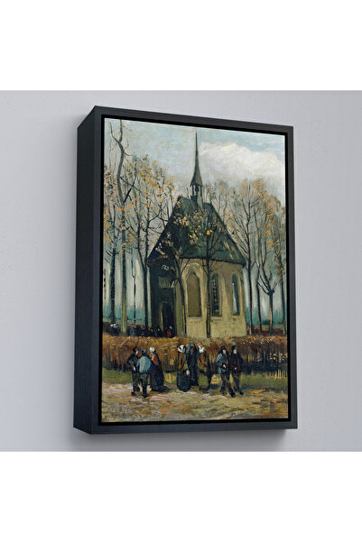Oxyteez Vincent Van Gogh cu cadru din lemn - Învingerea bisericii reformate d...