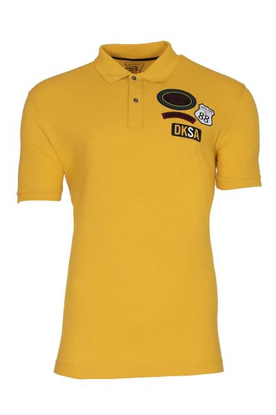 Arma Ανδρικό χρυσό κίτρινο μπλουζάκι Polo Polo Y 21374271401
