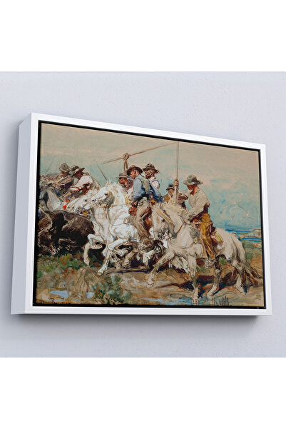 Oxyteez Henri Émilien Rousseau cu cadru din lemn - Pictură Prepararea pentru ...