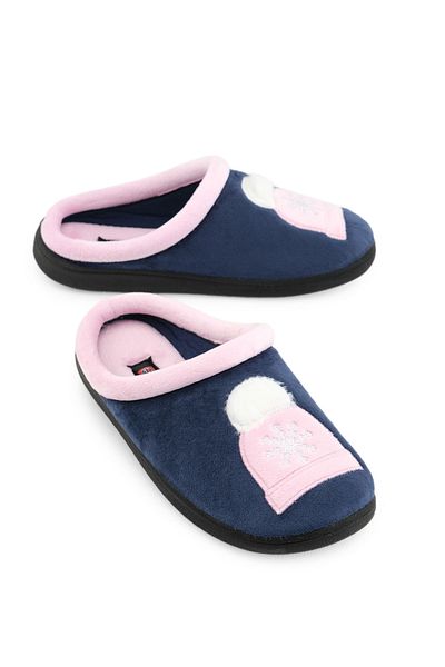 GEZER Winter Women's Embroidered Design Home Garden Gondola Slippers
