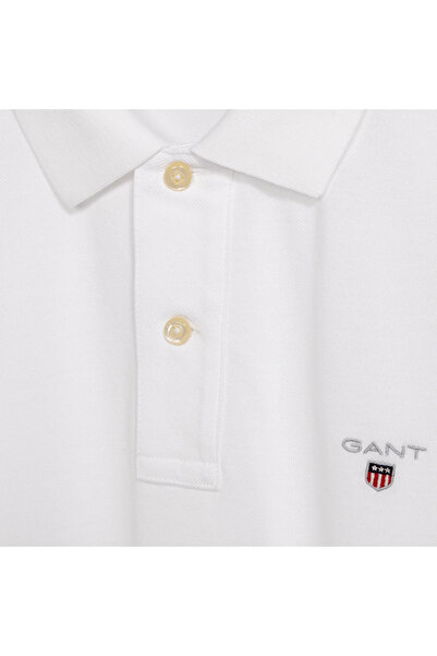Gant Erkek Beyaz Regular Fit Polo