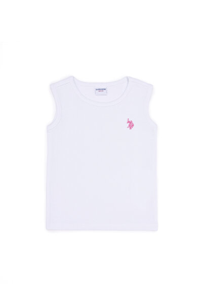 U.S. Polo Assn. Çocuk Beyaz Atlet Tişört 50263692-VR013