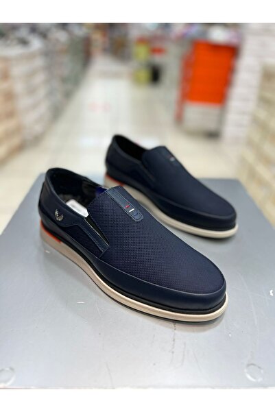 Hacıoğlu Ayakkabı حذاء فوييجر 3218 كاجوال للرجال من الجلد الطبيعي