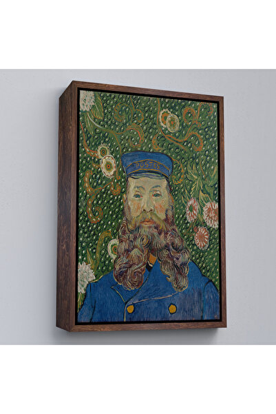 Oxyteez Πίνακας Πορτρέτο του Βίνσεντ Βαν Γκογκ - Τζόζεφ Ρουλίν με ξύλινο πλαί...