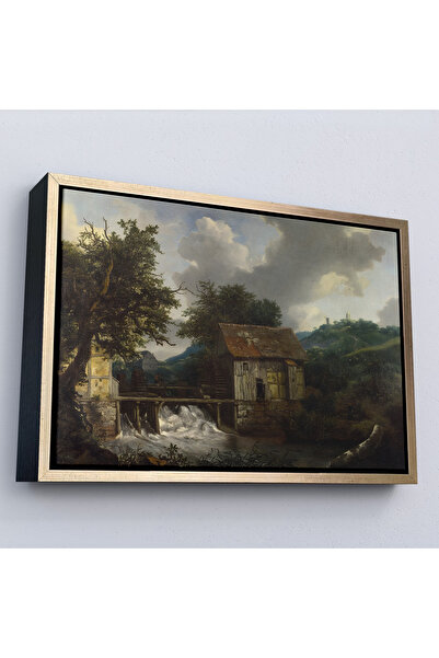 Home Jacob Van Ruis cu cadru din lemn - Pictură de viață în sat